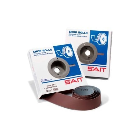 United Abrasives/Sait United Abrasives - Sait 81020 DA-F Shop Roll 2" x 50 Yds 100 Grit Handy Roll Aluminum Oxide 81020